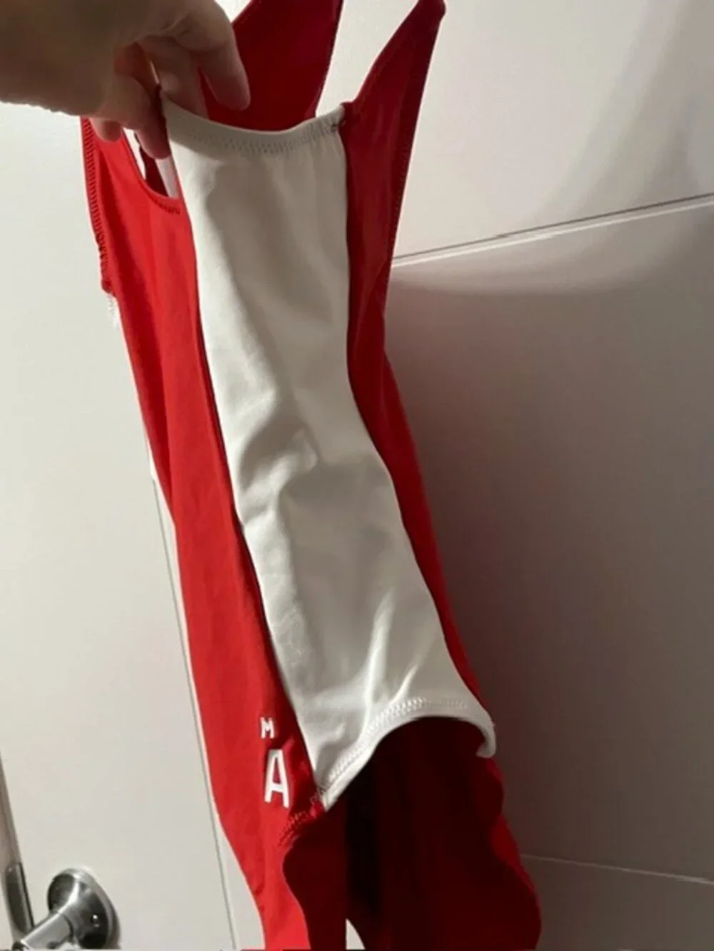 NWT Skims Olympic Team USA Scoop Neck One Piece Swimsuit Red Size Large